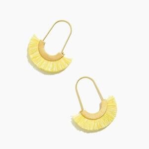 Madewell Arc Wire Fringe Earrings